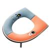 Astronaut Print Toilet Seat Cover with Contrasting Handle, Waterproof and Thickened for Warmth, Home Use with Velcro and Zipper.