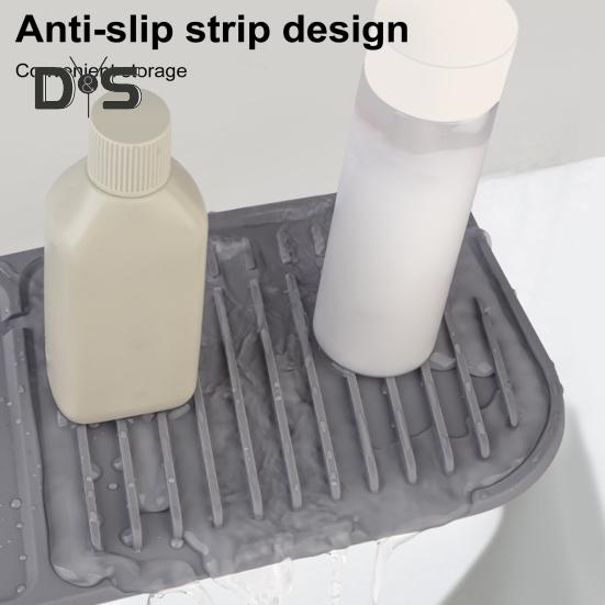 Silikonová podložka na vodovodní baterii Omotávka Design Baterie Dřez Zábrana proti stříkající vodě Suchá sušicí podložka do kuchyně Koupelna Skládací odkapávací tác Víceúčelový dřez