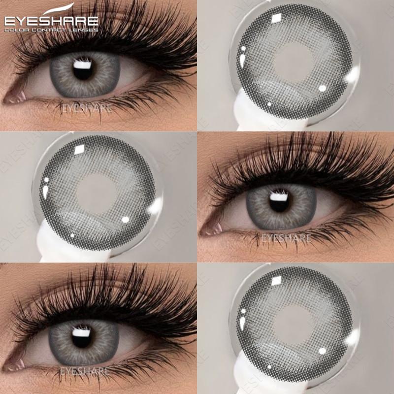 Eyes 1 Pair Colored Contact Lenses For Eyes Korean Brown Contact Lenses 14.5mm Big Eye Lenses Annual Student Beauty