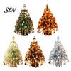 Holiday Beading Materials DIY Handmade Beaded Mini Tabletop Christmas Tree Kit, Crystal Bead Xmas Craft Material Package Set, Desktop Ornament