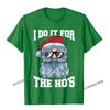 I Do It For The Hos Inappropriate Christmas Funny Santa TShirt Camisas Unisex Unisex Top TShirts Normal Tops  Tees Popular Summer