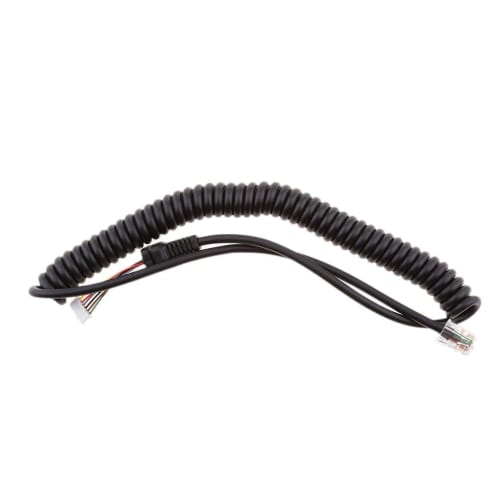 Black Microphone Cable for Yaesu FT7800, FT8800, FT8900, FT7900, and FT1807