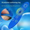 1 Pair Unisex Soft Acupressure Massage Insoles Trimmable Non-slip for Sneakers Boots Foot Pain Relief Outdoor Activities