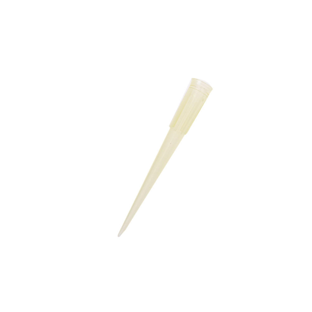 Laboratory Clear Yellow  Lab Liquid Pipette Pipettor Tips 1000 Pcs