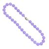 12Mm Violet Emerald Quartzite Stone Bracelet Necklace