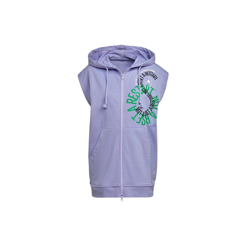 Adidas Sweatshirts Unisex Purple Hooded Moderate Cardigan IB5904