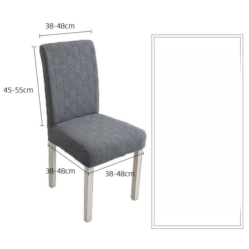 Elastischer Stuhlbezug, Kissen, Rückenlehne, integriert, ganzjährig, Universal-Stuhlset, Tischsitzkissenset, Haushalts-Universal