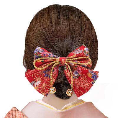 [OTAKUMARKET] Hair Ornament Ribbon for Girls, Perfect for Graduations, Kimono, Yukata, Furisode, Shichi-Go-San, Coming-of-Age Ceremonies, and More.