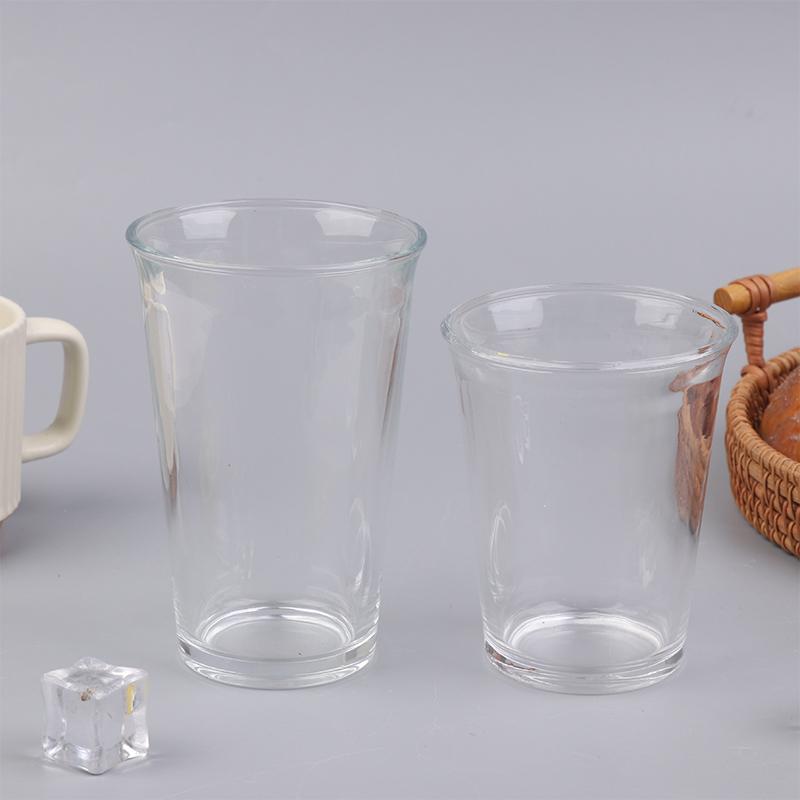 Coffee Cups Glass Transparent Latte Coffee Mug Juice Milk Drinking Glass Drinkware Glass Cup Drink Old Fashioned Glass