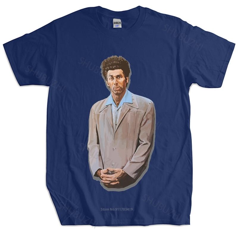 Unisexs Brand Tshirt Male Gift Tops Stylish T Shirts Kramer Painting From Seinfeld Unisexs Loose Tops For Him Plus Size Teeshirt