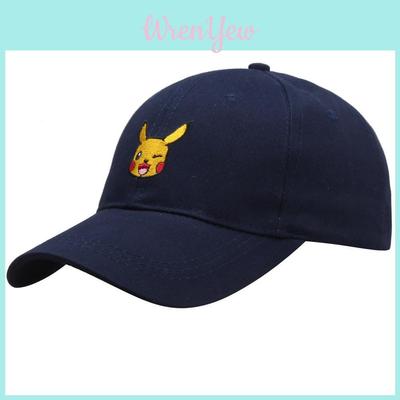 Pokemon Cartoon Baseball Cap With Adjustable Fit For Casual Wear