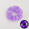 LED Luminous Hair Tie: Three-Speed Shining Color Large Intestine Hair Band for Nightclubs - European & American Style Hair Accessory.