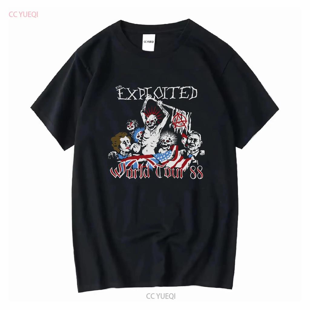 Hot The Exploited T Shirt New Popular S 234XL U1605 long or short sleeves vintage Washed Soft Slightly designer clothes