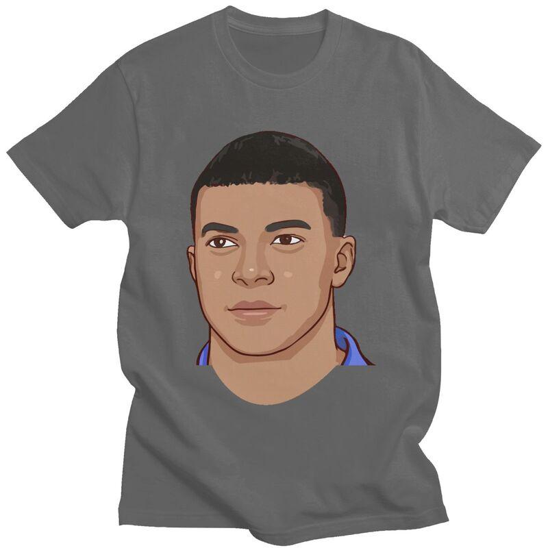 Custom Classic Soccer Gift Mbappes Meme T Shirt Men ShortSleeve Football Lover Tee Tops Pure Cotton Oversized Tshirts Merch