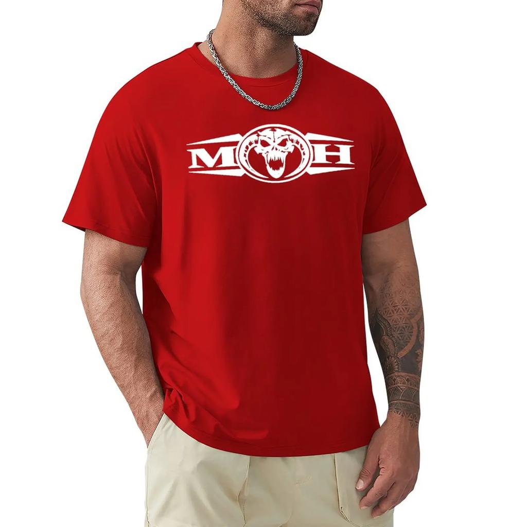 2024 Men's Casual Black T Shirt Summer Short Sleeve Oversized T Shirt