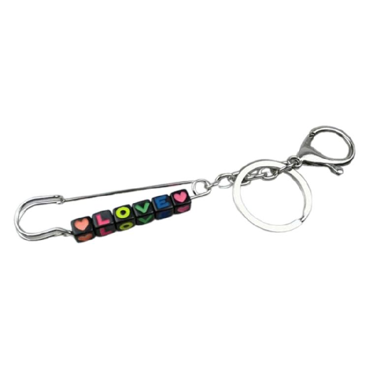 Punk Style Keychain Customizable Key Pendant Unique Keychain Acrylic Keychain