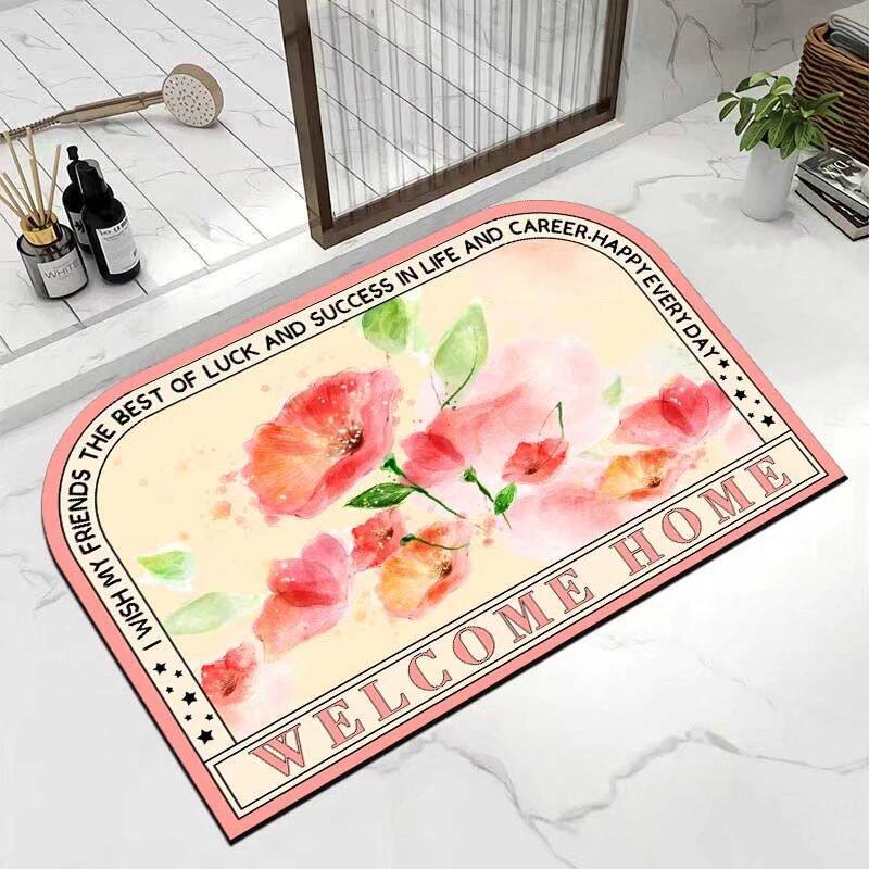 Soft diatom mud absorbent mat floor mat bathroom bathroom toilet kitchen entry door non-slip foot mat door mat
