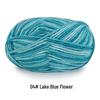 Aou Ou 5-Strand Variegated Milk Cotton Yarn Ball, Floral Medium-Thick, for Baby Scarves and Slippers.