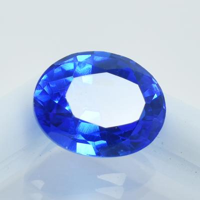 Natural Ceylon Blue Sapphire Oval Cut 6 Ct CERTIFIED Loose Gemstone For Gift