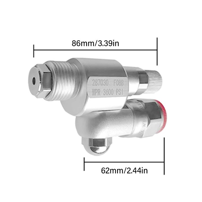 3600PSI Shut Down Valves Swivel Joint Extension 287030 Airless Sprays Adapter Joint for High Pressure Airless Paint Sprayer
