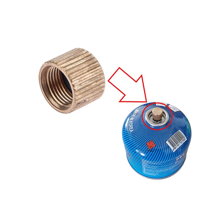 Outdoor Camping Butane Gas Cylinder Dust-Proof And Leak-Proof Plug Stove Head Long Gas Cylinder Filling Flat Gas Cylinder Plug