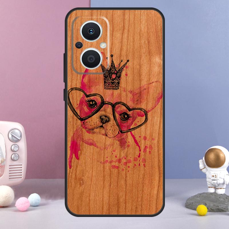 Deer Lion Elephant Wood Animal Funda For OPPO Reno 13 F 11F 12F 14F 10 11 12 14 Pro 7 8 Lite OPPO Find X6 X5 X8 X9 Pro Case