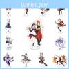 Genshin Impact Acrylic Stand Desktop Decor Perfect For Home And Party Decorations Featuring Kazuha Venti Klee Hutao Ganyu Paimon