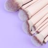 12pcs Makeup Brush Set With Bag Face Eye Foundation Blending Contour Powder Cosmetic Tools