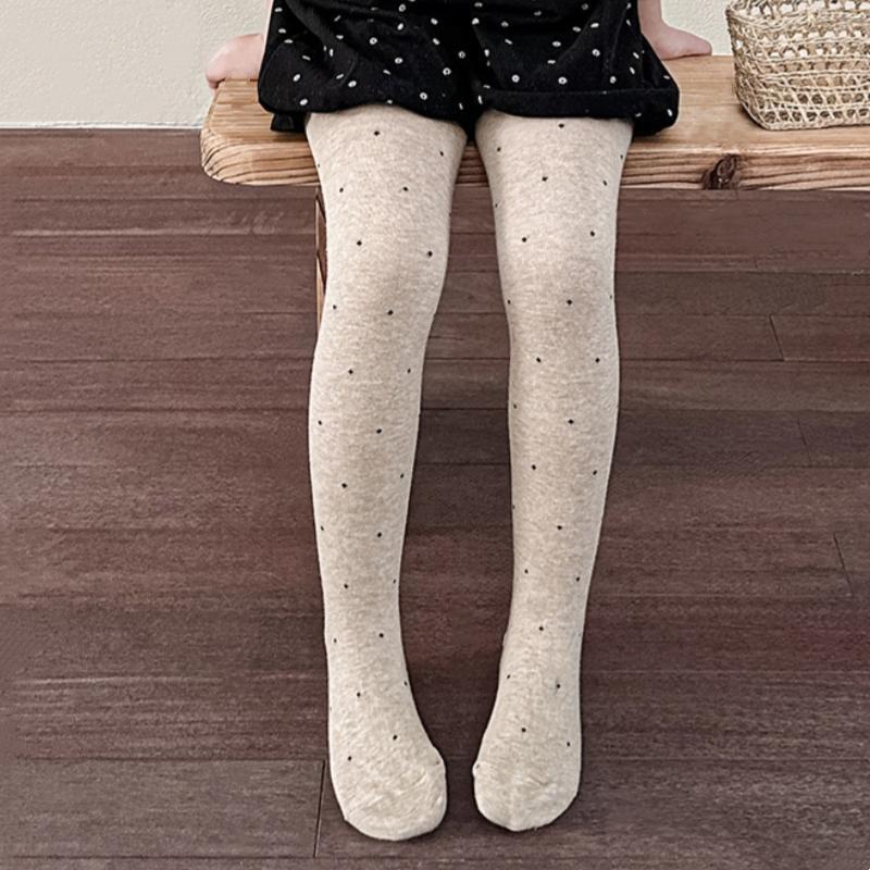 Baby Tights Shiny Dots Retro Leggings for Girls Spring Autumn Pantyhose Fashion Stretchy Tights Baby Comfortable Tights