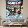 Far Cry Classic Game Poster Tapestry Wall Hanging, FPS Adventure Game Art, Gamer Wall Decor for Bedroom Living Room Man Cave