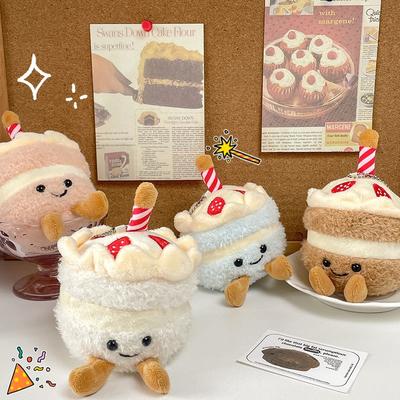 Fun Simulation Cake Cute Birthday Gift Children Plush Toy Doll Cake Doll Ragdoll Doll