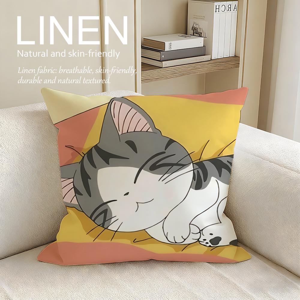 Cute Chis Sweet Home Cushion Cover Pillowcase Set Pcs x x Breathable Washable Sofa Cushion Cover