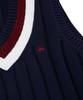 Brooks Brothers Tennis V-Neck Vest (Navy) (Bbwvmf8475Qes)