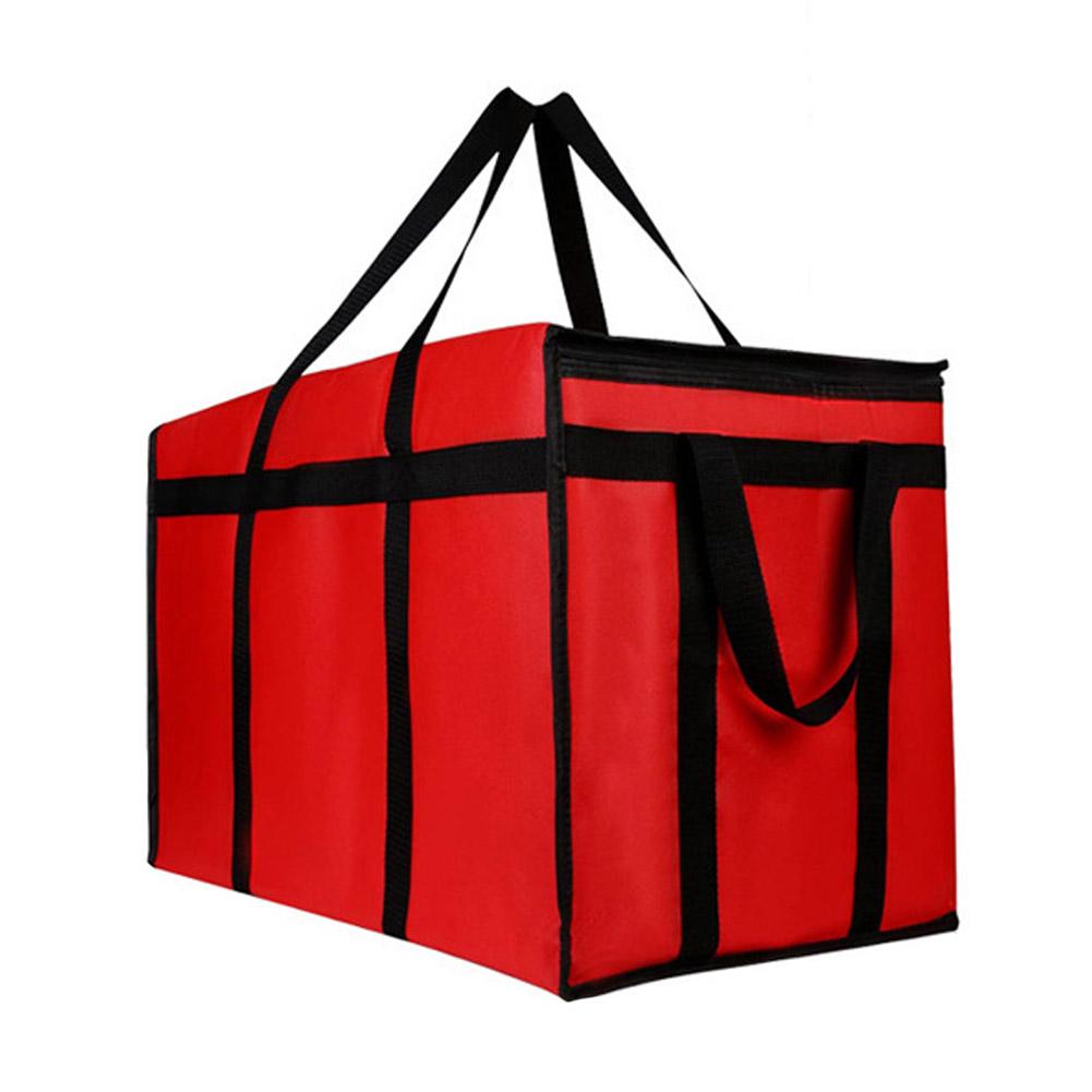 Insulated Thermal Tote Bag Big Storage Cooler Delivery Zipper Thermal Case Picnic Camping Tin Foil Food Bags