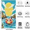 Toalha de Praia Oversized para Meninas Tomando Sol - para Mulheres Meninas, Microfibra Leve à Prova de Areia Secagem Rápida, Adequada para Piscina