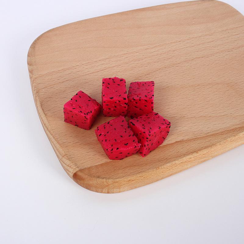 DIY Fake Mango Pitaya Fruit Cubes for Smoothie Photo Prop