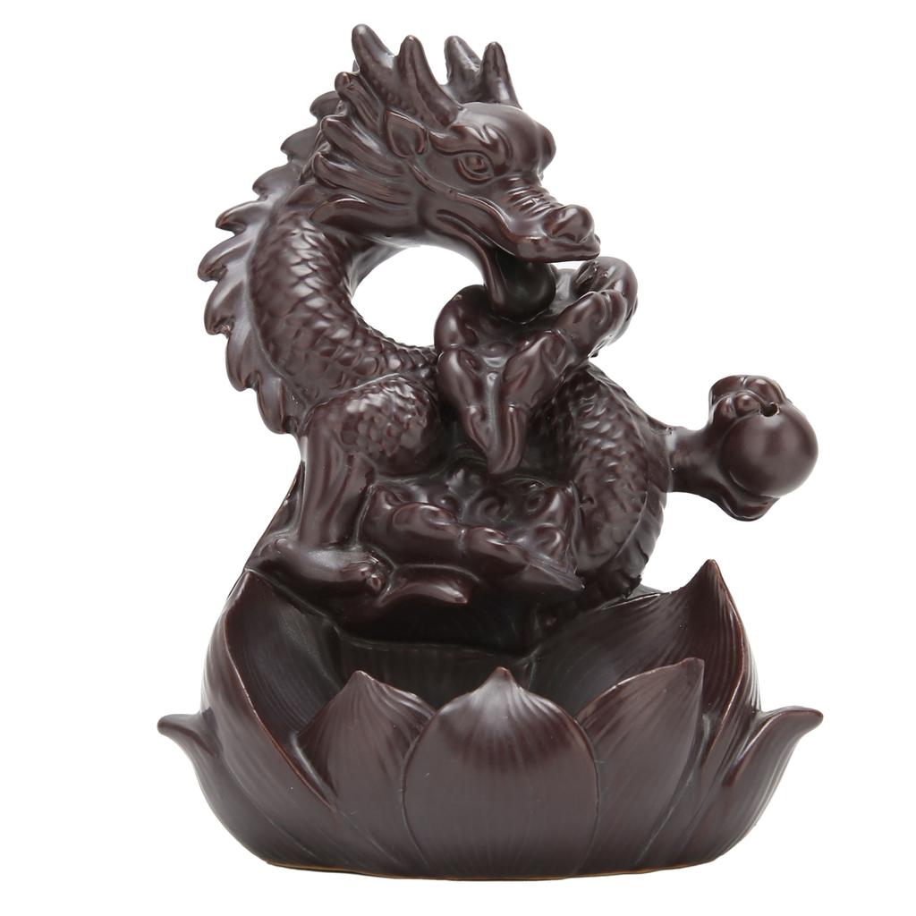 Dragon Incense Burner Smoke Backflow Incense Holder Handicrafts Home Ornament Gift