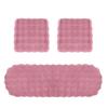 Universal Winter Car Seat Cushion Set - Thickened Fleece with Faux Rabbit Fur, Warm & Plush