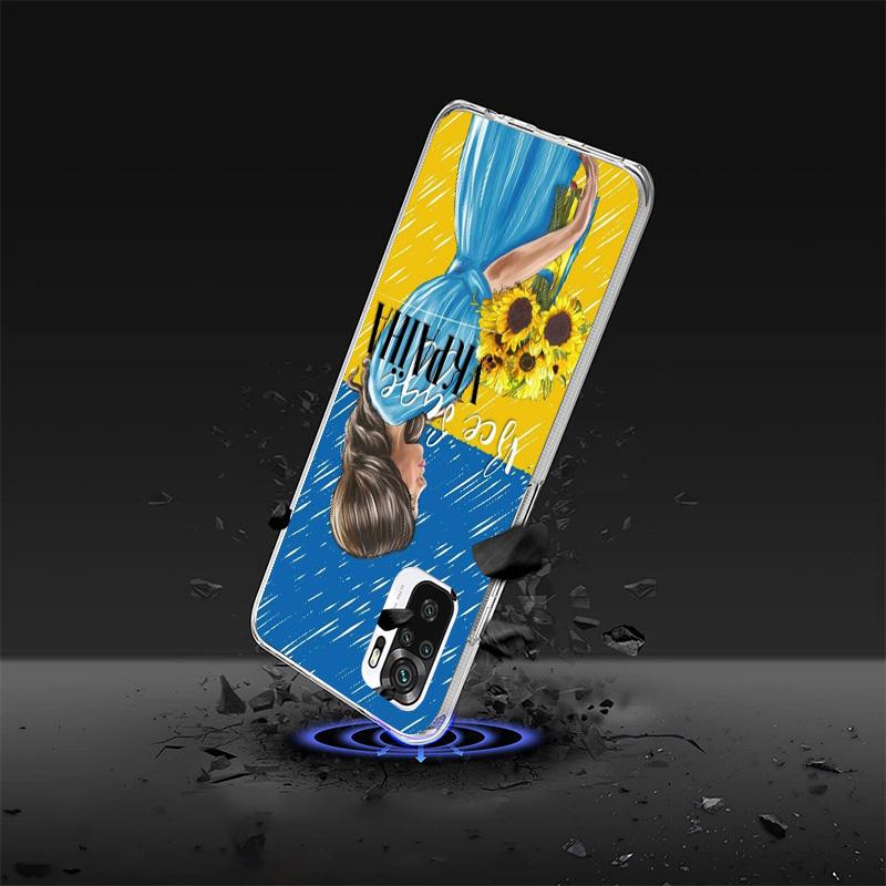Ukraine Ukrainian Girl Cover Phone Case For Xiaomi Redmi Note 15 14 13 12 11 10 Pro Plus 14S 12S 11S 11T 11E 10S Soft Fundas She