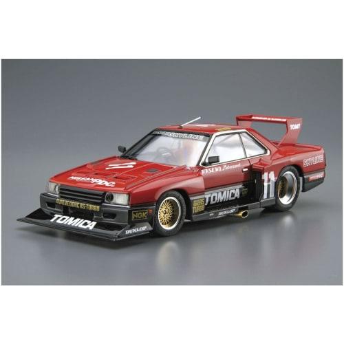 Aoshima Bunka Kyozai 1/24 Scale The Model Car Series No. 11 Nissan KDR30 Skyline Super Silhouette 1982 Plastic Model