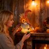 Plüsch-Gnom-Dekoration Thanksgiving-Dekoration Plüsch-Gnom-Puppe Beleuchtete Saisonale Herbstfigur Schreibtischdekorationen Für Bücherregal Garten