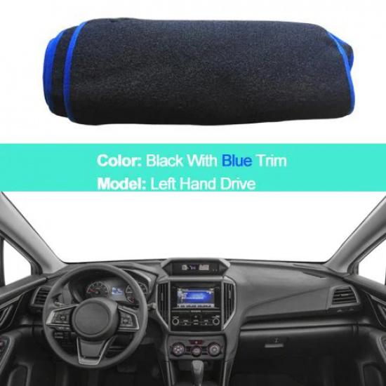 2 Layers Car Inner Dashboard Cover Dash Mat Carpet Cushion Cape For Subaru Impreza 2017 2018 Subaru XV Crosstrek 2018