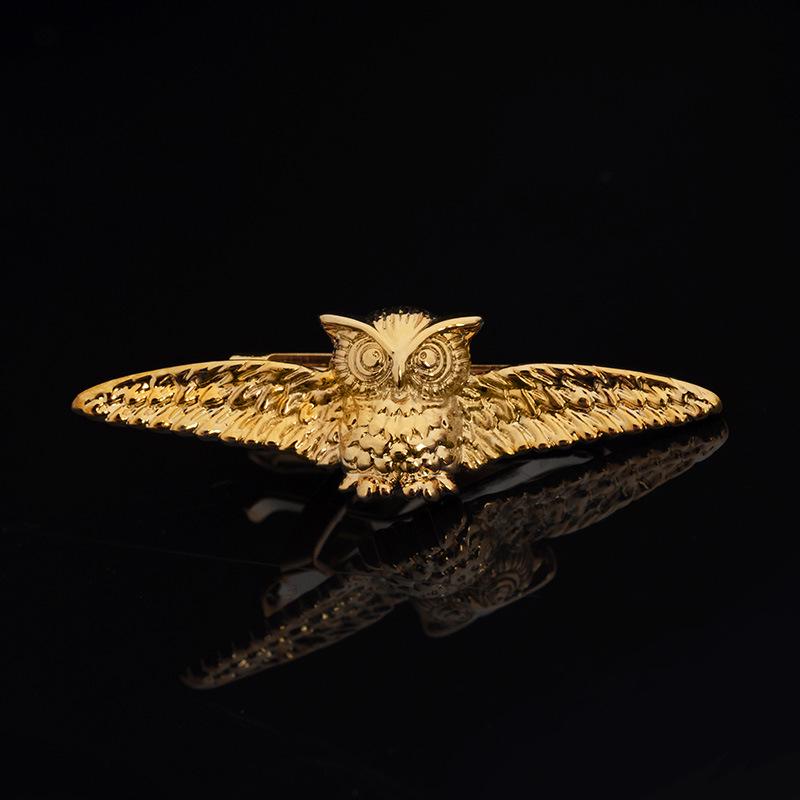 Men's Gold & Silver Creative Tie Clip for Weddings & Formal Wear