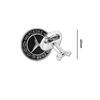 2025 Hot 1Pc 42mm 3D Metal Car Front Hood Emblem Bonnet Label Badge for Mercedes Benz W203 W204 W205 W206 W212 W213 W222 W223 St