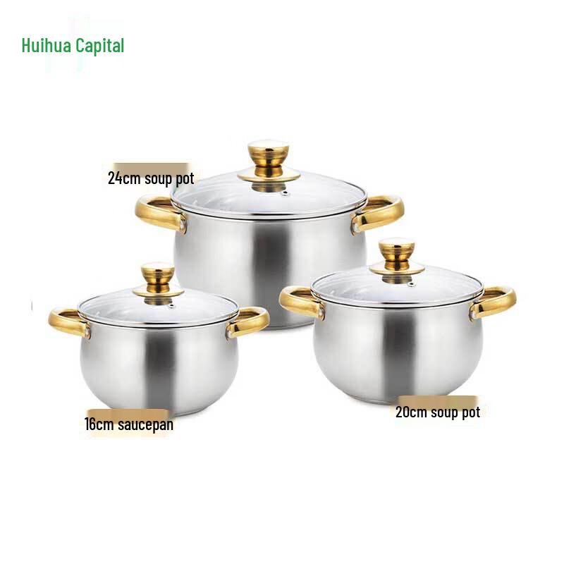 

HUIHUADU Stainless Steel Cookware Set