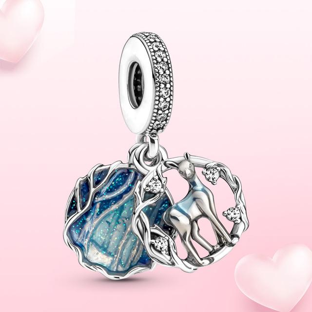 100% 925 Sterling Silver Přívěsek Millenium Falcon Falcon Přívěsek Fit Originální módní šperky Dámský náramek DIY dárek