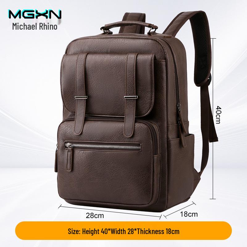 

Унисекс Кросс-граничный Высококлассный Легкий Модный Рюкзак для Ноутбука для Повседневных Путешествий и Поездок на Работу коричневый