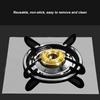 4Pcs Gas Range Stove   Covers Protector NOn Stick Oil   Mat Kitchen Tool(Black)