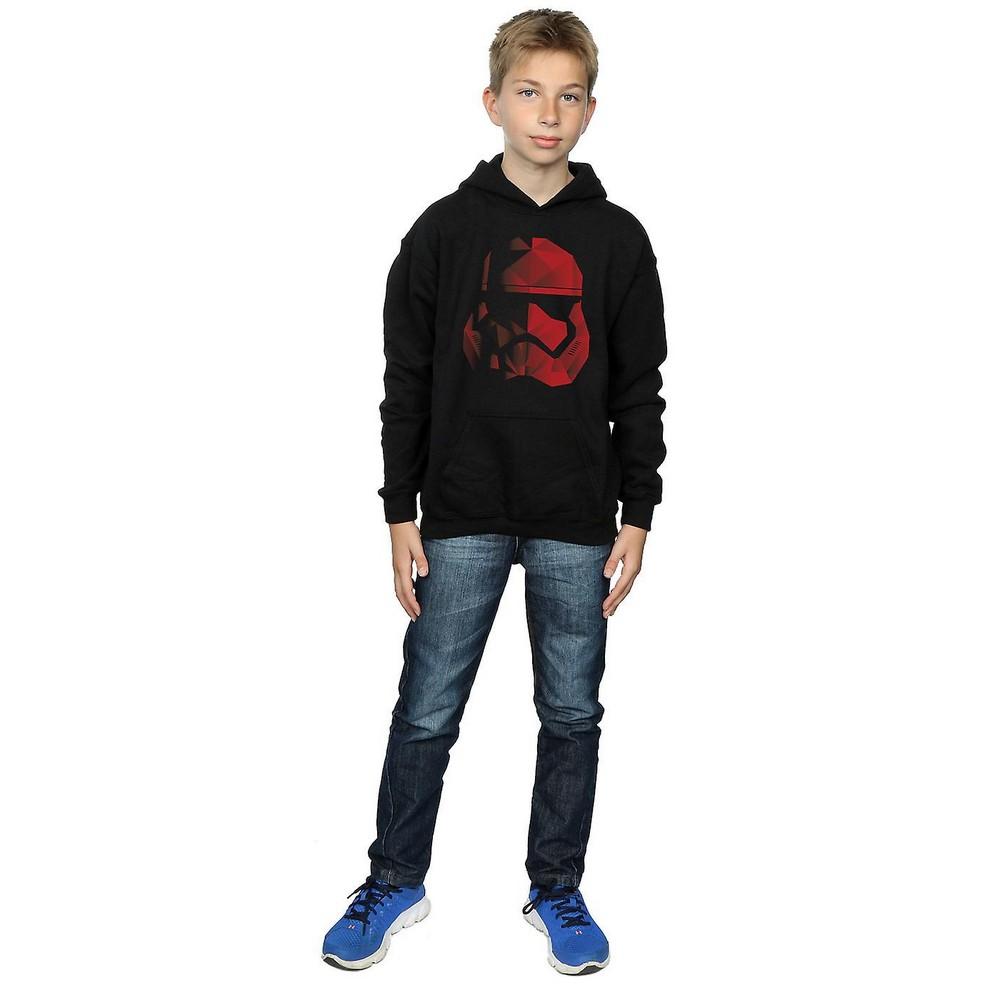 Star Wars: The Last Jedi Boys Stormtrooper Cubist Helmet Hoodie