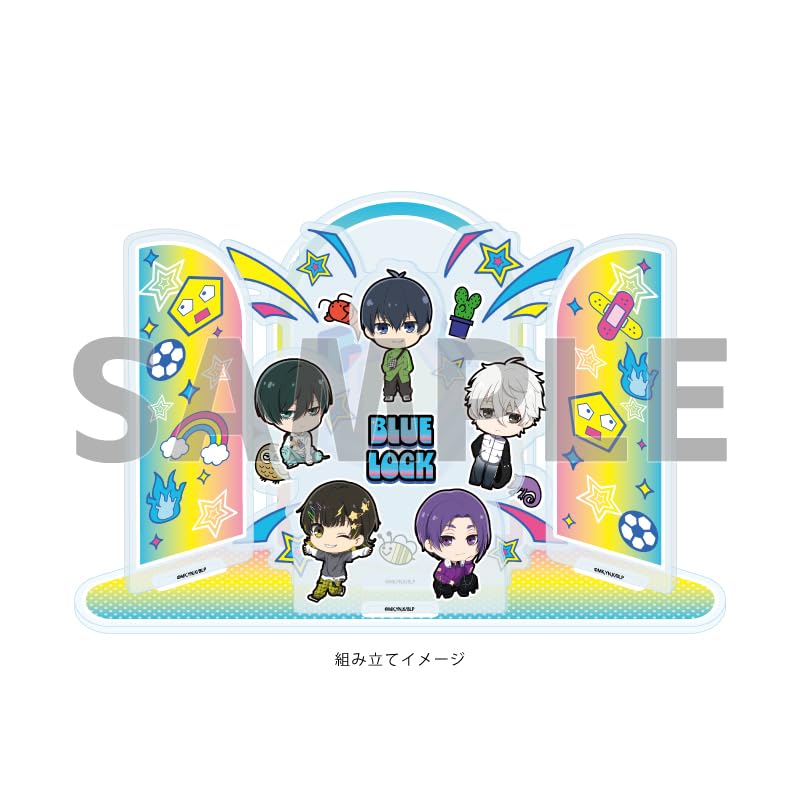 TV Anime "Blue Lock" 10 Collection Design A Decora Ver. [Mini Character Illustration] Acrylic Diorama